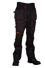 Work Trousers for Men | Multi Pockets Cargo Heavy Duty Triple Stitched | Cordura Reinforcing | Stress Points Knee Pad Pockets | Reflective Phenomenal