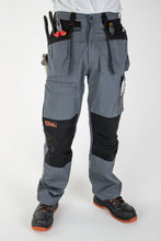 Load image into Gallery viewer, Work Trousers for Men | Multi Pockets Cargo Heavy Duty Triple Stitched | Cordura Reinforcing | Stress Points Knee Pad Pockets | Reflective Phenomenal
