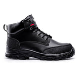 Black Hammer Mens Safety Boots Steel Toe Cap S3 SRC Work Shoes Ankle Leather 7700