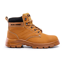 Load image into Gallery viewer, Men&#39;s Steel Toe Cap Work Shoes S3 SRC Ankle Leather Safety Boots Brown Black Hammer 5007
