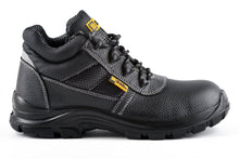 Load image into Gallery viewer, Mens Safety Waterproof Boots | Leather Steel Toe Cap | Working Ankle Lightweight S3 SRC 1007
