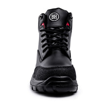 Load image into Gallery viewer, Black Hammer Mens Safety Boots Steel Toe Cap S3 SRC Work Shoes Ankle Leather 7700
