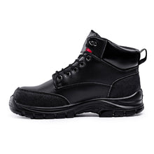 Load image into Gallery viewer, Black Hammer Mens Safety Boots Steel Toe Cap S3 SRC Work Shoes Ankle Leather 7700
