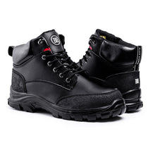 Load image into Gallery viewer, Black Hammer Mens Safety Boots Steel Toe Cap S3 SRC Work Shoes Ankle Leather 7700
