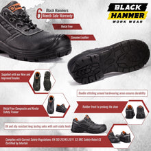 Load image into Gallery viewer, Lightweight Leather Safety Shoes | Metal Free S3 SRC | Metal Free Safety Boots &amp; Trainers 2252
