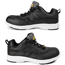 Load image into Gallery viewer, Men&#39;s Steel Toe Cap Safety Steel Toe Trainers Ultra Lightweight Kevlar Midsole Vegan Work Shoes Ankle Boots Hiker S1P ESD 5555
