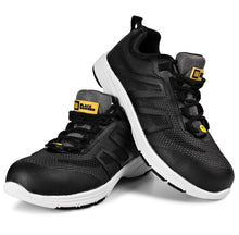 Load image into Gallery viewer, Men&#39;s Steel Toe Cap Safety Steel Toe Trainers Ultra Lightweight Kevlar Midsole Vegan Work Shoes Ankle Boots Hiker S1P ESD 5555
