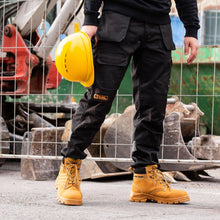 Load image into Gallery viewer, Men&#39;s Steel Toe Cap Work Shoes S3 SRC Ankle Leather Safety Boots Brown Black Hammer 5007
