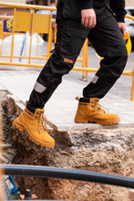 Load image into Gallery viewer, Men&#39;s Steel Toe Cap Work Shoes S3 SRC Ankle Leather Safety Boots Brown Black Hammer 5007
