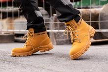 Load image into Gallery viewer, Men&#39;s Steel Toe Cap Work Shoes S3 SRC Ankle Leather Safety Boots Brown Black Hammer 5007
