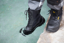 Load image into Gallery viewer, Mens Leather Safety Composite Toe Cap Boot S2 SRC Waterproof Military Army Desert Combat Walking Safety Zip Up Work High Ankle 9999
