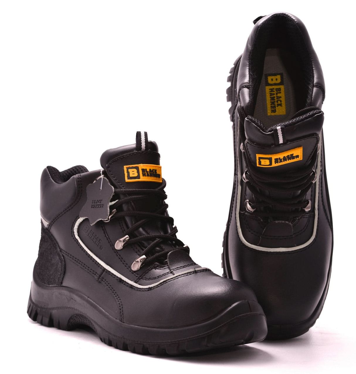 Black Hammer - 7752 Men's Safety Boots with Steel Toe Cap