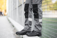 Load image into Gallery viewer, Mens Safety Boots Steel Toe Cap S3 SRC Work Shoes Ankle Leather Wide Fit 7752 Black Hammer
