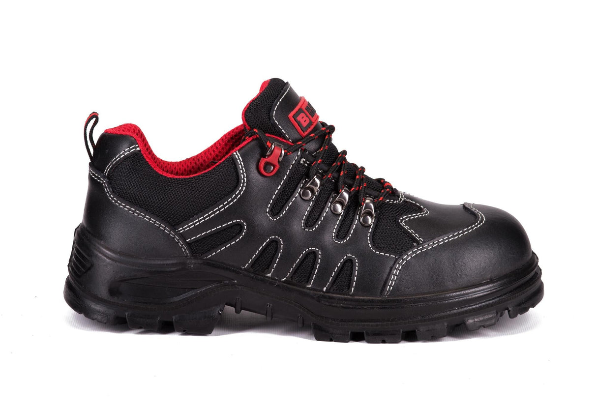Mens Safety Boots Steel Toe Cap Work Trainers Hiker Midsole Protection S1P SRC 8891 Black Hammer