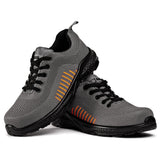 Hiker Mens Metal Free Safety Trainers with Flynit Upper