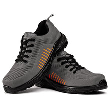 Load image into Gallery viewer, Mens Metal Free Safety Trainers | Flynit S1P SRC Ultra Lightweight Composite Toe Cap | Kevlar Midsole Non Metallic Work Shoes | Hiker 2222
