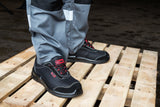 Safety Steel Toe Cap Trainers with Steel Midsole Shoe | Black Hammer Safety Shoes 4482