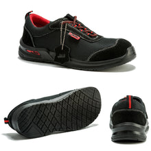 Load image into Gallery viewer, Safety Steel Toe Cap Trainers with Steel Midsole Shoe | Black Hammer Safety Shoes 4482
