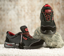 Load image into Gallery viewer, Safety Steel Toe Cap Trainers with Steel Midsole Shoe | Black Hammer Safety Shoes 4482
