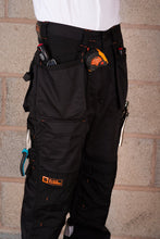 Load image into Gallery viewer, Work Trousers for Men | Multi Pockets Cargo Heavy Duty Triple Stitched | Cordura Reinforcing | Stress Points Knee Pad Pockets | Reflective Phenomenal

